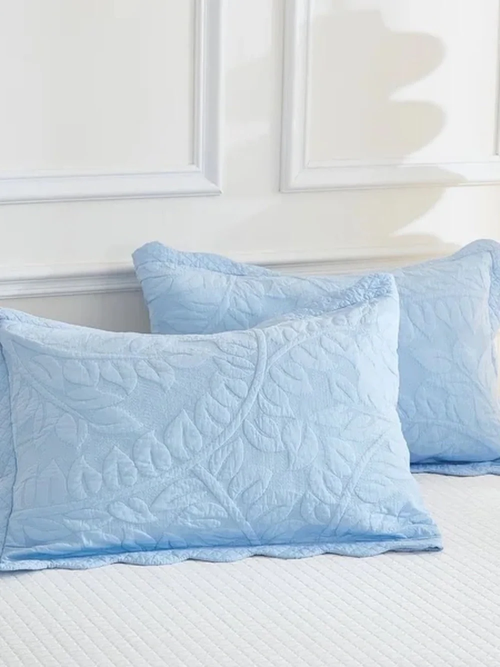 3 Piece Cotton Oversized Bedspread Quilt Set